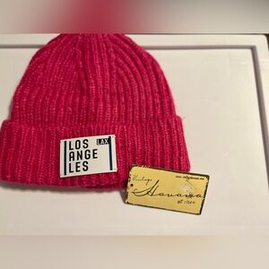 Vintage Havana Pink Knit Beanie